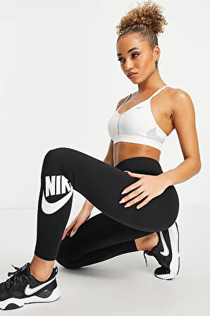 Nike Dri Fit Indy V Neck Light Support Womens Bra White Kadın Sporcu Sütyeni Beyaz