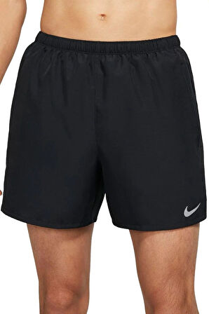 Nike Challenger Dri Fit 5'' inch Brief lined Running Shorts Slip Astarlı Koşu Şortu Siyah
