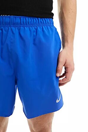 Nike Challenger Dri Fit 5'' inch Brief lined Running Shorts Slip Astarlı Koşu Şortu Mavi
