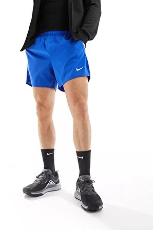 Nike Challenger Dri Fit 5'' inch Brief lined Running Shorts Slip Astarlı Koşu Şortu Mavi