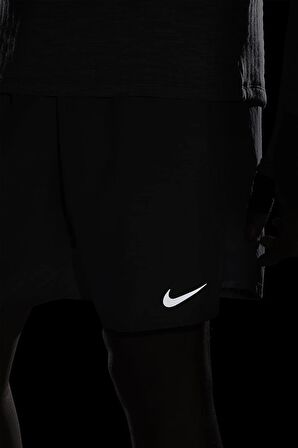 Nike Challenger Dri Fit 7'' Brief lined Running Shorts Slip Astarlı Koşu Şortu Gri