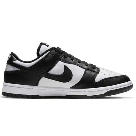 Nike Dunk Low Retro Panda Leather Mens Sneaker Hakiki Deri Günlük Spor Ayakkabı Siyah Beyaz 