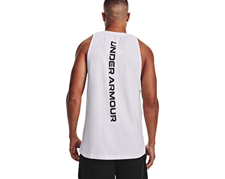 Under Armour Ua Zone Tank Erkek Basketbol Atleti 1361901-100 Beyaz