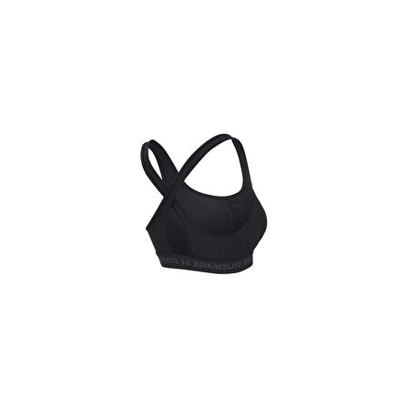 Under Armour Ua Crossback Mid Bra Kadın Bustiyer 1361034-001 Siyah