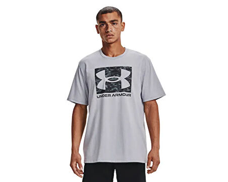 Under Armour Ua Abc Camo Boxed Logo Ss Erkek Günlük Tişört 1361673-011 Renkli