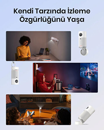 ANKER Nebula Capsule Air Taşınabilir Projeksiyonlu Hoparlör Beyaz D4112