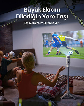 ANKER Nebula Capsule Air Taşınabilir Projeksiyonlu Hoparlör Beyaz D4112