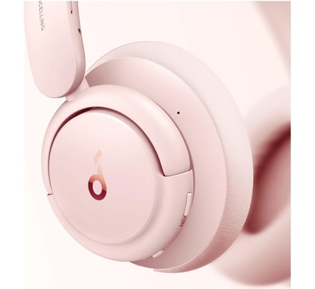  Anker Soundcore Q30 Kulak Üstü Bluetooth Kulaklık, Hibrit Aktif Gürültü Engelleme, Pembe - A3028