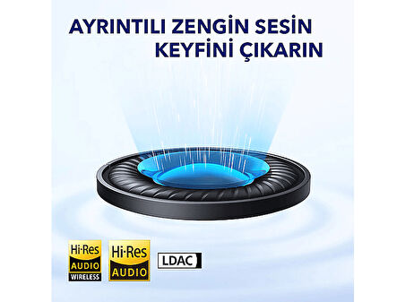 ANKER Soundcore Life Q45 Bluetooth Kulak Üstü Kulaklık Siyah