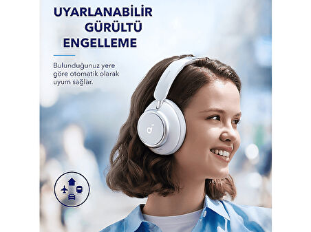 ANKER Soundcore Life Q45 Bluetooth Kulak Üstü Kulaklık Beyaz