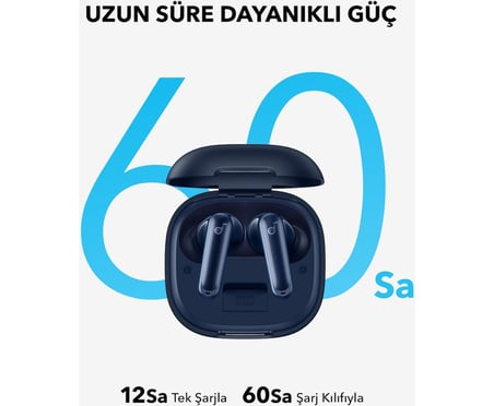  Anker Soundcore P40i Kulak İçi Bluetooth Kulaklık, Uyarlanabilir Gürültü Engelleme, Krem - A3955