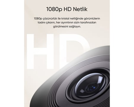  Anker Eufy Security C210 360 Derece Dönebilen IP Kamera 1080P HD Netlik ile Tam Güvenlik - T8419 (A