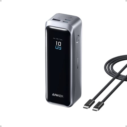  Anker Prime 20.100 mAh Power Bank, Taşınabilir Şarj Cihazı, 220W, LED Ekran, Siyah - A110B