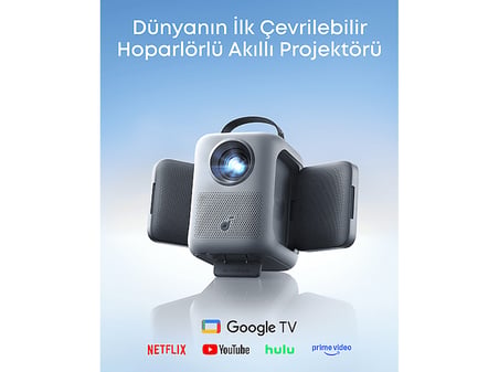 ANKER Soundcore Nebula P1I D2200 Akıllı Taşınabilir Projeksiyon Cihazı Siyah