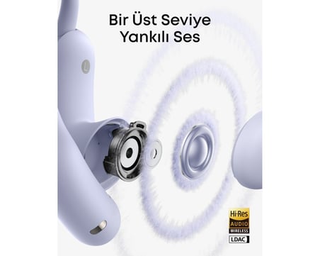  Anker Soundcore Aerofit 2 Pro, Açık Kulak ve Aktif Gürültü Engelleme, Mor - A3875