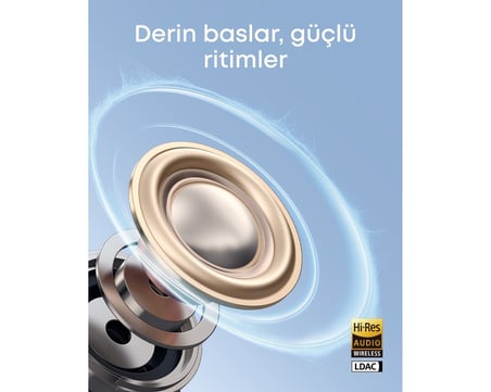  Anker Soundcore C50i Bluetooth Kulaklık, Açık Kulak Teknolojisi, Siyah - D1101