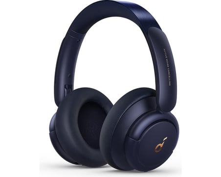  Anker Soundcore Q30 Kulak Üstü Bluetooth Kulaklık, Hibrit Aktif Gürültü Engelleme, Lacivert 