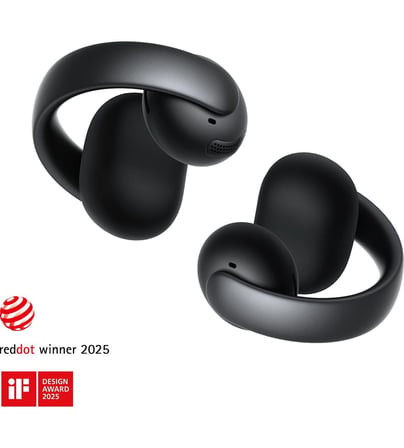  Anker Soundcore AeroClip Bluetooth Kulaklık, 4 Yapay Zeka Destekli Mikrofon, Siyah - A3388