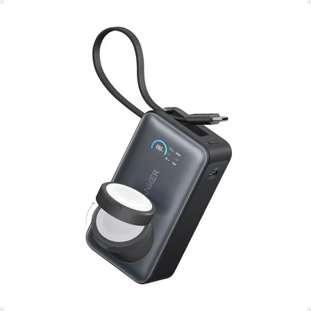  Anker MagGo Powerbank (10K, 35W, Apple Watch Için) - Siyah - A1657 (Anker Türkiye Garantili)