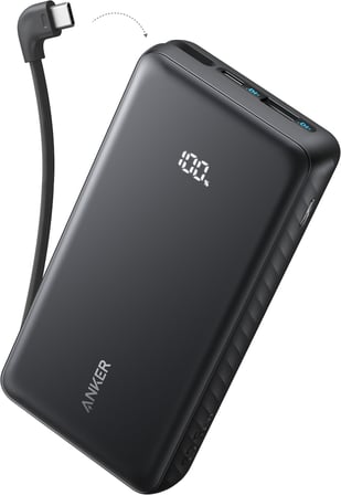 Anker Zolo 20.000MAH Powerbank,  22.5W Hızlı Şarjlı Taşınabilir Şarj Cihazı,  Siyah - A110E