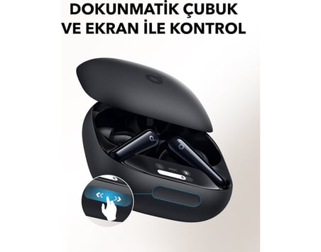  Anker Soundcore Liberty 4 Pro Kulak İçi Bluetooth Kulaklık, Aktif Gürültü Engelleme, Mat Siyah - A3