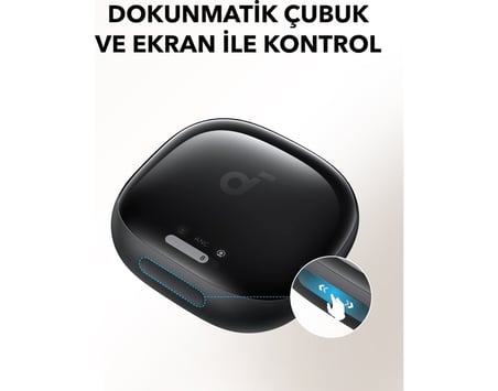  Anker Soundcore Liberty 4 Pro Kulak İçi Bluetooth Kulaklık, Aktif Gürültü Engelleme, Parlak Siyah -