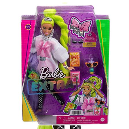 Barbie Extra Neon Saçlı Bebek HDJ44