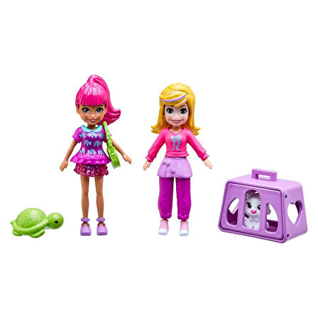 Orjinal Polly Pocket Hayvanlar Moda Seti Animals Fashion Pack HDW53 GGJ48