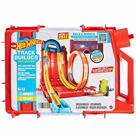 HOT WHEELS Track Builder Unlimited Benzin Bidonu Akrobasi Seti Hdx78