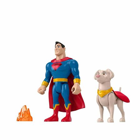 Imaginext DC League of Super Pets Kahramanlar ve Hayvanlar HGL01 - Superma ve Krypto