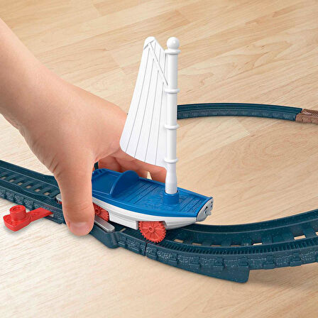 Orjinal Fisher Price Thomas ve Arkadaşları Thomas ve Skiff Açılır Köprü Macerası Seti HGX65