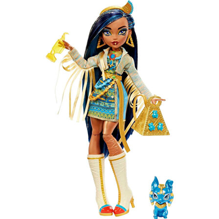 Orjinal Monster High Acayip Havalı Arkadaşlar Monster High Bebekler Cleo De Nile