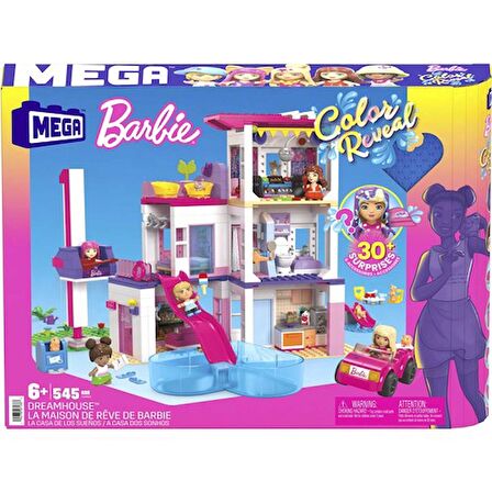 Mega Barbie Color Reveal Rüya Evi Yapı Seti Lego HHM01