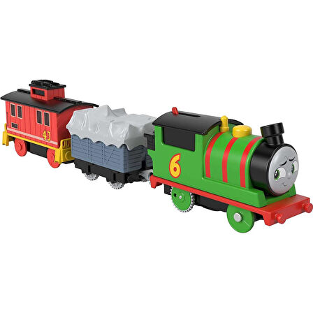 Orjinal Thomas ve Arkadaşları Pilli Motorlu Büyük Trenler PERCY Fisher Price Thomas Pilli Motorlu Tren
