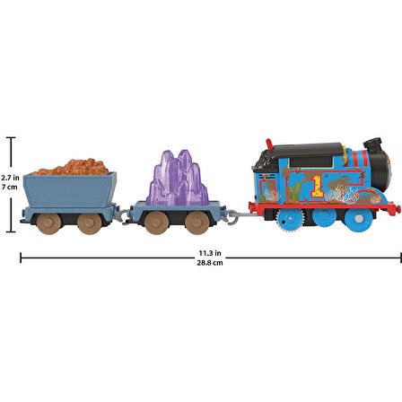 Orjinal Thomas ve Arkadaşları Pilli Motorlu Büyük Trenler THOMAS Fisher Price Thomas Pilli Motorlu Tren