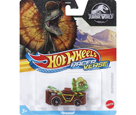 Hot Wheels Racerverse Jurassic World Dilophosaurus HKD34