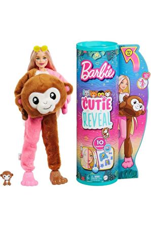 Barbie Cutie Reveal Bebekler Tropikal Orman Serisi - Maymun Hkp97-hkr01