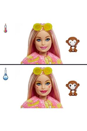 Barbie Cutie Reveal Bebekler Tropikal Orman Serisi - Maymun Hkp97-hkr01