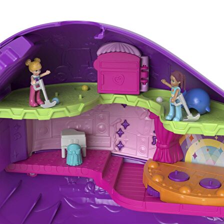 Polly Pocket Sparkle Cove Macera Deniz gergedanı Maceracı Teknesi HKV71