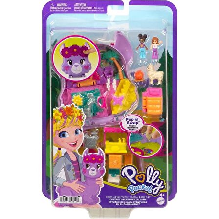 Polly Pocket Kamp Macerası Lamalı Oyun Seti