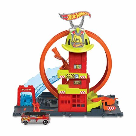Hot Wheels Çember Pistli İftaiye İstasyonu - HKX41