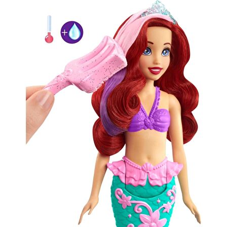 Disney Princess Disney Prenses Muhteşem Renk Değiştiren Saçlı Deniz Kızı Ariel-HLW00