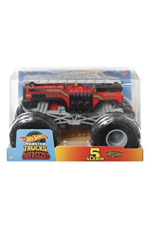 Monster Trucks Arabalar 5 Alarm Hnm77 1:24 Hotwheels Monster Truck Araçları