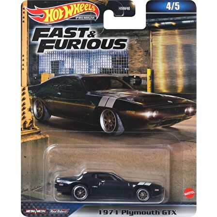 Hot Wheels Fast & Furious Premium 1971 Plymouth GTX HNW55