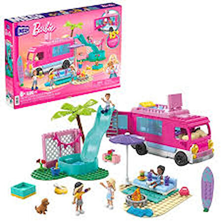 Barbie HPN80 Mega Barbie'nin Rüya Karavanı Meceraları 508 Parça +6 Yaş