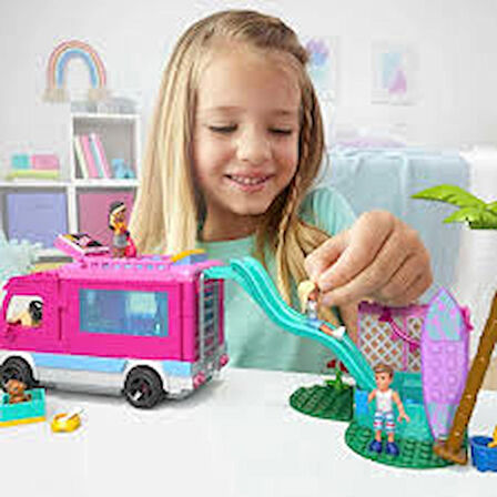 Barbie HPN80 Mega Barbie'nin Rüya Karavanı Meceraları 508 Parça +6 Yaş