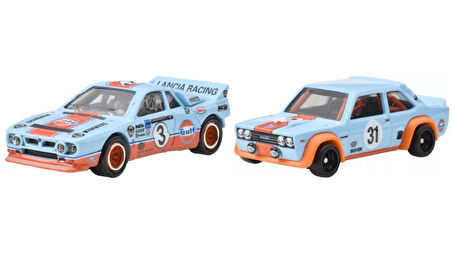 Hot Wheels Premium HRR81 Car Culture 2 Pack Lancia Rally 037 // Fiat 131 Abarth