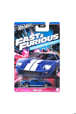 Hot Wheels Fast Furious Ford GT40 Temalı Arabalar HNR88-HRW39