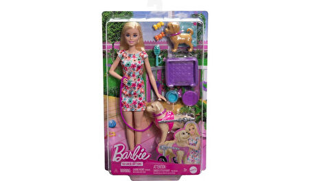 Barbie ve Engelli Köpeği Oyun Seti HTK37