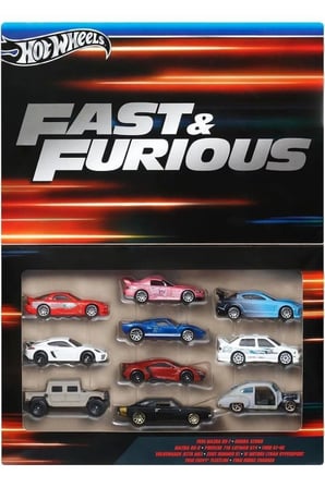 Hot Wheels HVX27 Fast and Furious 10-pack